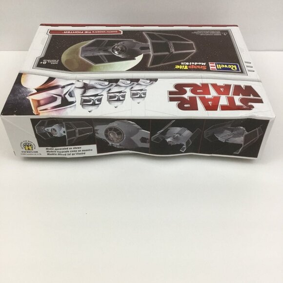 Revell Snap Tite Star Wars Darth Vader's Tie Fighter Model Kit 85-1857 Level 1 - Picture 5 of 6